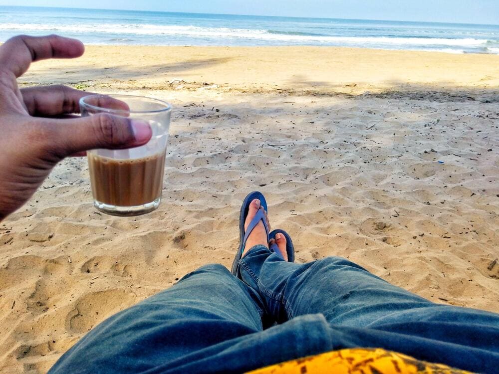 Taste Vietnamese coffee with sand between your toes at the beach